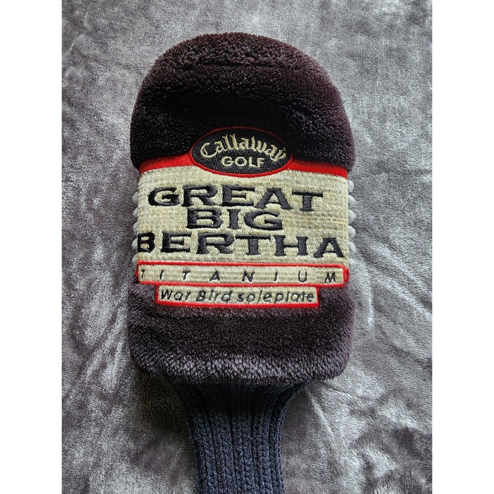 Callaway Great Big Bertha Titanium War Bird Driver Golf Club Headcover Brown
